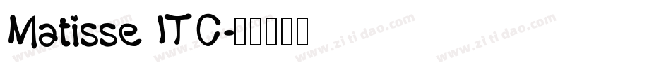 Matisse ITC字体转换